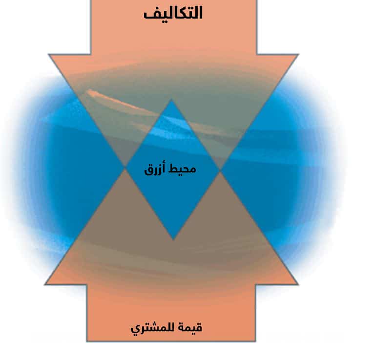 استراتيجية المحيط الأزرق بين التكاليف و قيمة المشتري